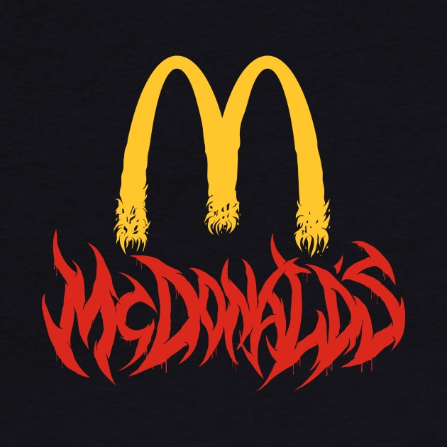 Brutal Burger Death Metal Logo by UnluckyDevil